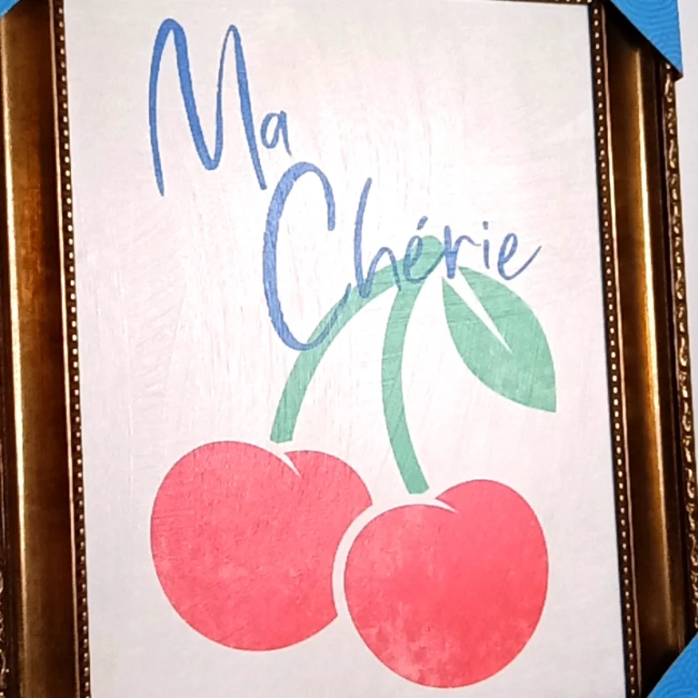 Ma Chérie Wall Art 🍒